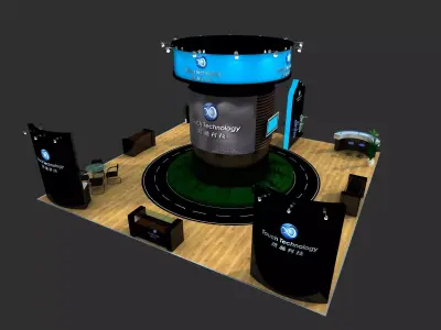 Exhibition - Area -10X10-3DMAX2012-054 3D model