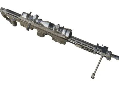 DSR-Precision DSR-1 Low-poly 3D model