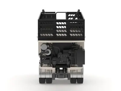 FINN HT400 Titan HydroSeeder 3D model