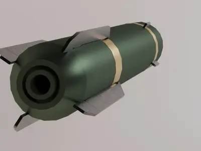 AGM-114 Hellfire Low-poly 3D model
