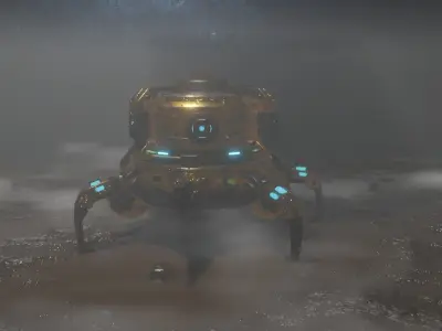Spider robot - The Kraber 3D model