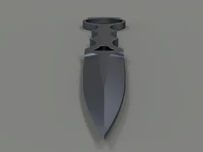 Dagger 3 knife 3D model