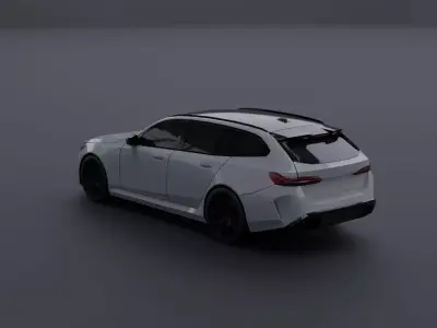 Traffic Estate 2 Low-poly 3D model