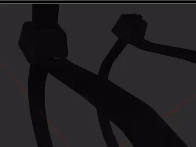 ZipTies Low-poly 3D model