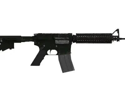 M4A1 Cartoon Free low-poly 3D model