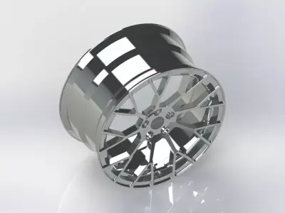 Cast rim PETROL-P2B 3D model 3D model