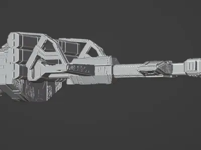 Space Cargo Freighter  Free 3D model