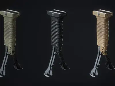 Grip pod FAB Defense Low-poly 3D model
