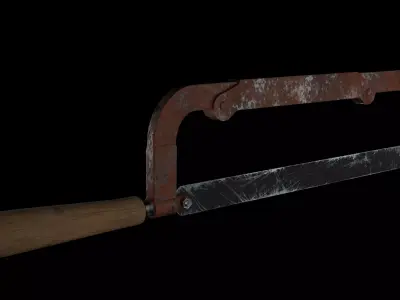 Old Hacksaw 3D model