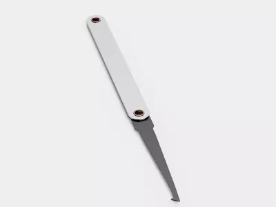 Lockpick V2 - Pyramid Tip Steel Pick Handtool 3D model