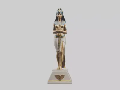 Cleopatra Memorial statue model 3D model