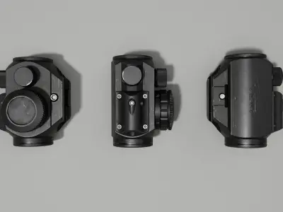 NcSTAR Red Laser Green Dot Low-poly 3D model