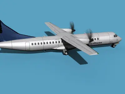ATR  ATR-72-600 Lufthansa Team 3D model
