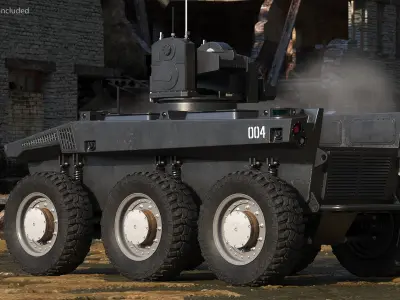 Armed Scout Robot 3D model