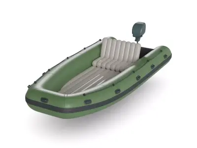 Inflatable Dinghy 3D model