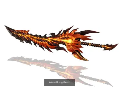 Infernal Weapons 3D Model Collection
