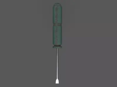 Screw Driver Low-poly 3D model