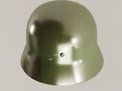 German helmet M-35 3D model