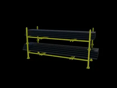 pipe rack 3D model
