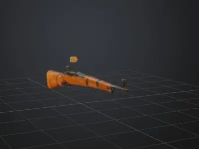 World War 2 weapon 3D model