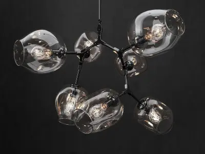 Branching bubble 7 lamps 2 3D model purchase