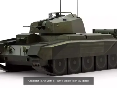 Mobile Anti-Aircraft Recon Bundle  5 Specialized 3D Models 3D Model Pack