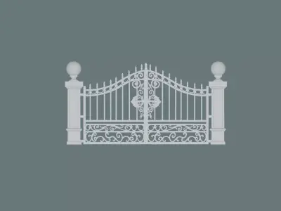 Warehouse Classic Gate 3D print model