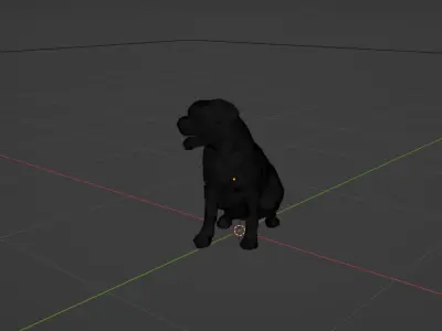 Labrador Retriever  3D model