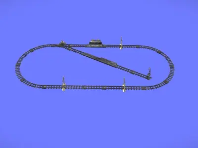 80s FERRORAMA XP200 - RAIL TRACKS ONLY - 3D SCAN 3D print model