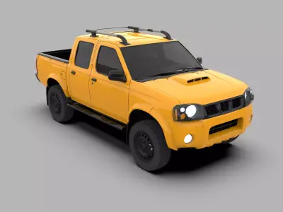 Nissan Frontier Pickup Truck 2004 Free 3D model