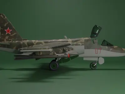 SU 25 Frogfoot 3D model