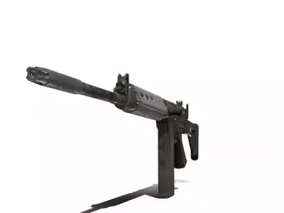 SA 58 BEL Low-poly 3D model