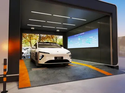  NIO-Power-Swap-Station-4-0-EV-Charging-Infrastructure- 3D model