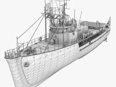 RV Calypso 3D model