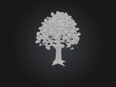 Apple Tree Low-poly 3D model purchase