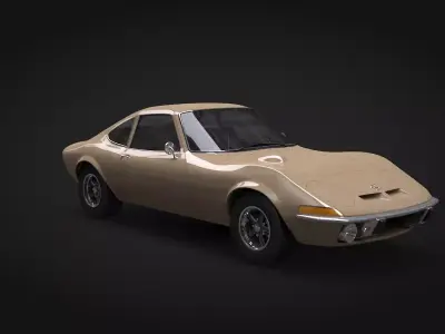 Opel GT 1968  3D model