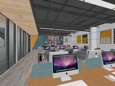 Modern Office Design 3D model