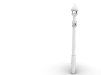 Minaret street lamp 3D model