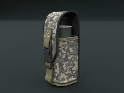 Army pouch Free 3D model
