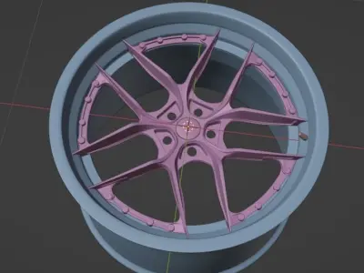 HRE HX101 WHEELS 3D model