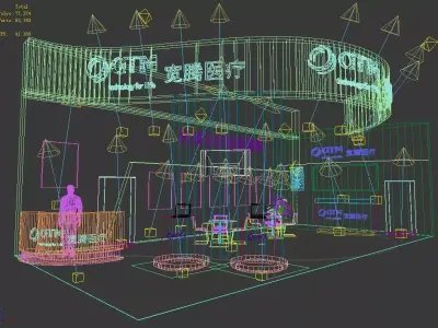 Exhibition - Area - 6X12-3DMAX2009-019 3D model