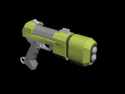 gun 3ds max 2021 fbx stl obj 3D model