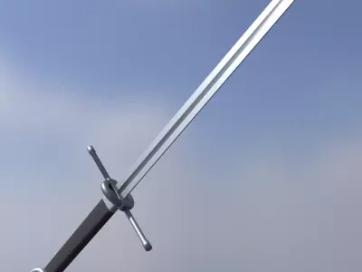 Medieval sword 3D model get