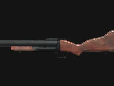M79 Granade Launcher - Lowpoly - Game Ready Low-poly 3D model
