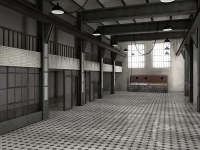Abandoned Power Plant 3D model
