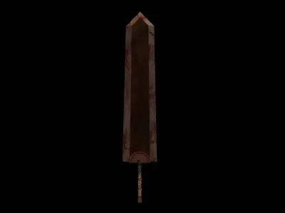 Berserk Guts Dragon Slayer Sword 3D model
