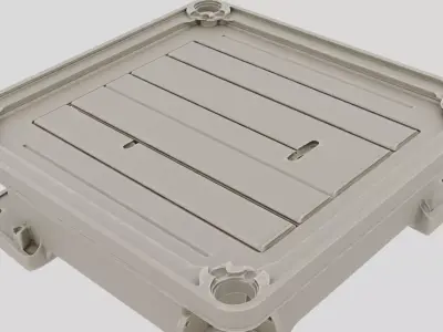 Industrial Machine Base Platform for 3D print 3D model