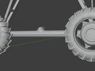 Pivot Irrigation 3D model