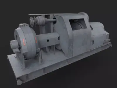 LBU 1200 Low-poly 3D model