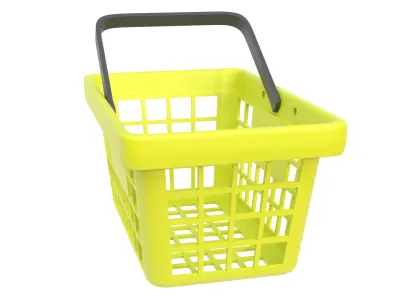 Shopping basket 08 3D model
